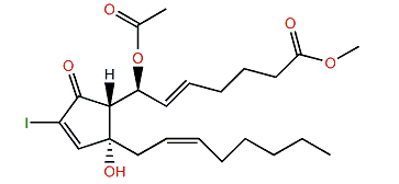7-Acetoxy-7,8-dihydroiodovulone II